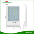 3.5 W Ultrathin 36 LED Ao Ar Livre Jardim Solar Luzes de Rua Montado Na Parede de Segurança Lâmpada Solar com Sensor De Movimento